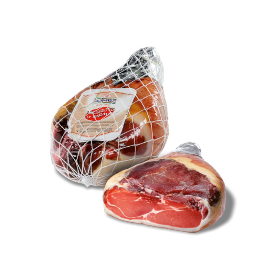 Prosciutto καπνιστό μπούτι Parma Π.Ο.Π. Α/Ο μπούτι 6,5kg – Ωρίμασης 24 Μηνών