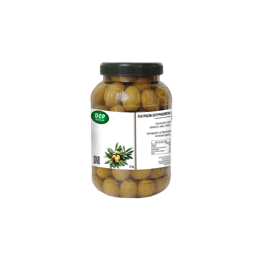 Ελιές Πράσινες εκπυρηνωμένες 2kg